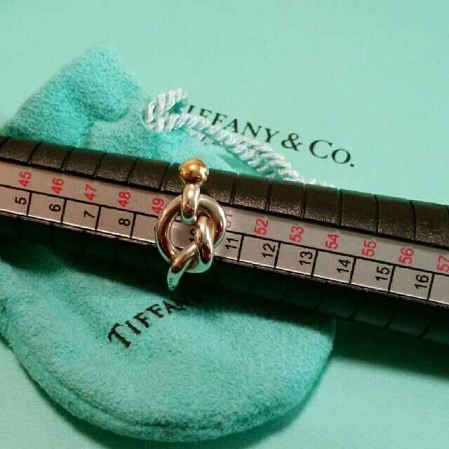 Tiffany & Co. - 美品 TIFFANY ティファニー ラブノット リング K18 SV925 の通販 by 楽ちゃん2504's