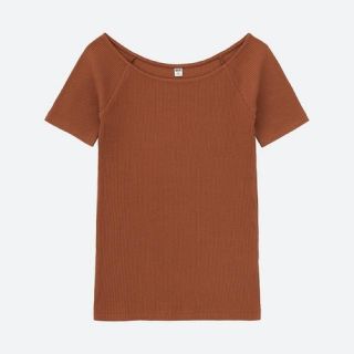 ユニクロ(UNIQLO)のユニクロ リブバレエT (カットソー(半袖/袖なし))