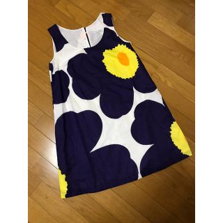 マリメッコ(marimekko)のmarimekko　UNIKKO CLASSICワンピース(ひざ丈ワンピース)