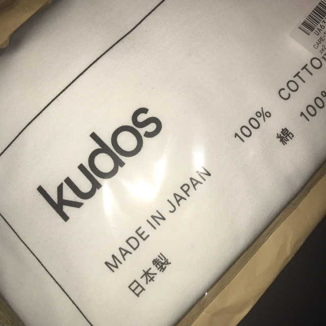 メンズ Jieda - kudos CARE-TAG T-SHIRT WHITE 19ss teeの通販 by しゅあ's shop｜ジエダならラクマ カテゴリ