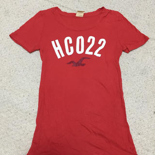 ホリスター(Hollister)の美品 ホリスター Tシャツ Red(Tシャツ(半袖/袖なし))