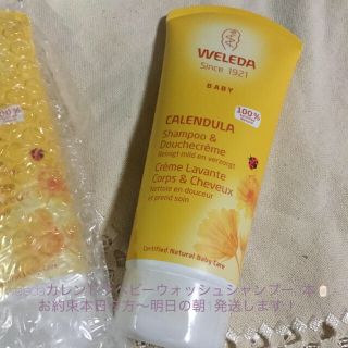 ヴェレダ(WELEDA)のweleda   カレンドラベビーウォッシュシャンプー   2本(ベビーローション)