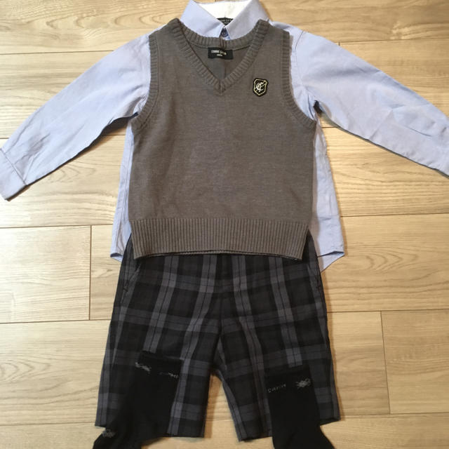 COMME CA ISM(コムサイズム)のフォーマル着 100  卒園式や入園式に キッズ/ベビー/マタニティのキッズ服女の子用(90cm~)(ドレス/フォーマル)の商品写真