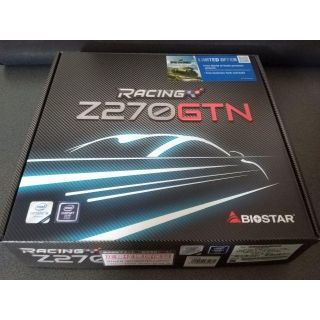 美品 BIOSTAR Z270GTN マザーボード Mini-ITX(PCパーツ)