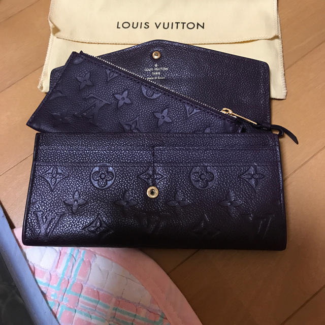 美品　LOUIS VUITTON ルイヴィトン モノグラムアンプラント紫 財布