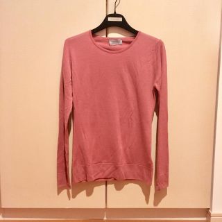 ジョンスメドレー(JOHN SMEDLEY)のJOHN SMEDLEY ジョンスメドレー  ピンク ニット(ニット/セーター)