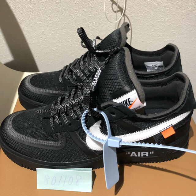 NIKE offwhite THE10 AIR FORCE 1 黒 27.5cm