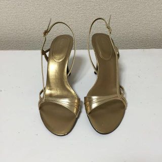 ナインウエスト(NINE WEST)のゴールド&シルバー サンダル2点(サンダル)