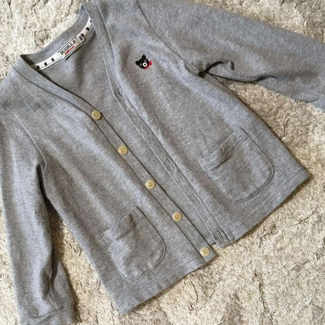 DOUBLE.B(ダブルビー)の®️様専用☆DOUBLE.B カーディガン 100 キッズ/ベビー/マタニティのキッズ服男の子用(90cm~)(Tシャツ/カットソー)の商品写真