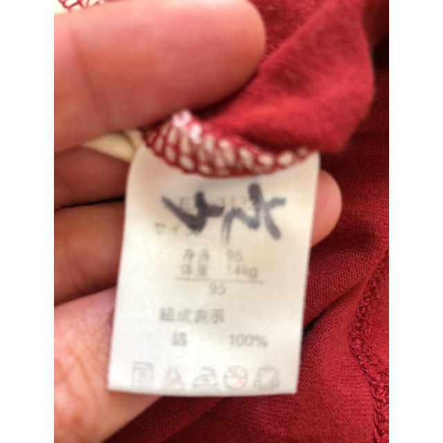 アンパンマン(アンパンマン)の保育園着に♫ アンパンマン ロンT 95㎝ キッズ/ベビー/マタニティのキッズ服女の子用(90cm~)(Tシャツ/カットソー)の商品写真