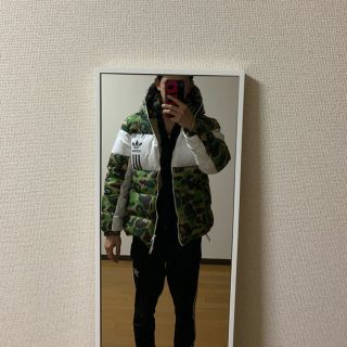 BAPE adidas originals コラボダウンジャケット迷彩