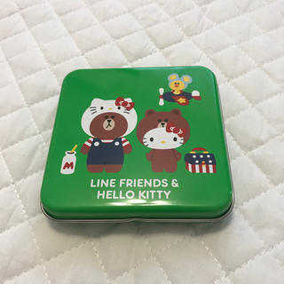 サンリオ(サンリオ)のLINE FRIENDS & HELLO KITTY 空き缶(キャラクターグッズ)
