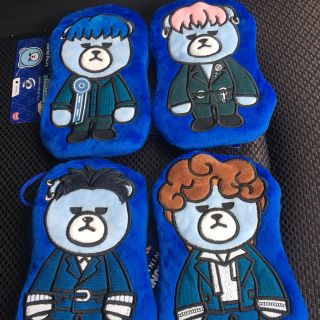 KRUNK×WINNER アップリケポーチ ポーチ 全4種セット(ミュージシャン)