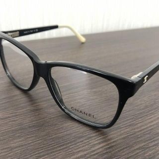 CHANEL シャネル メガネフレーム 3230 黒×白-eastgate.mk