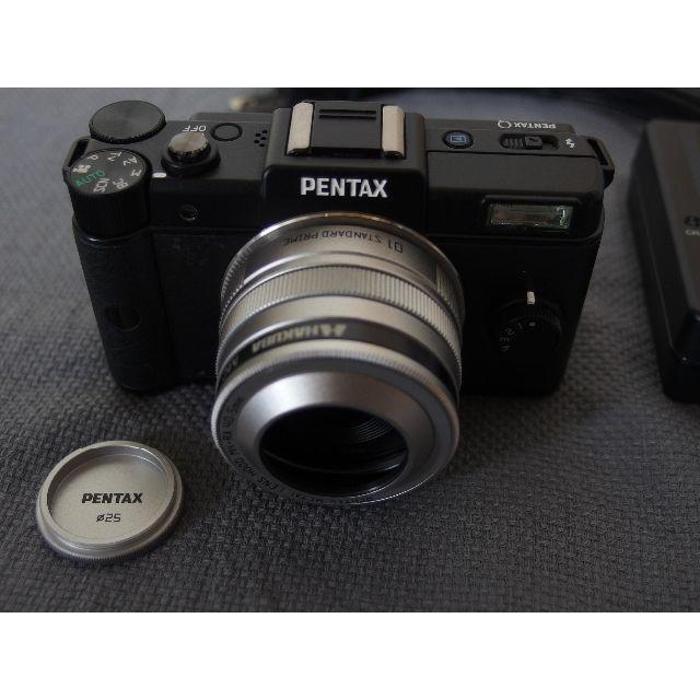 PENTAX Q (ブラック）01＋03レンズ付き　美品 1