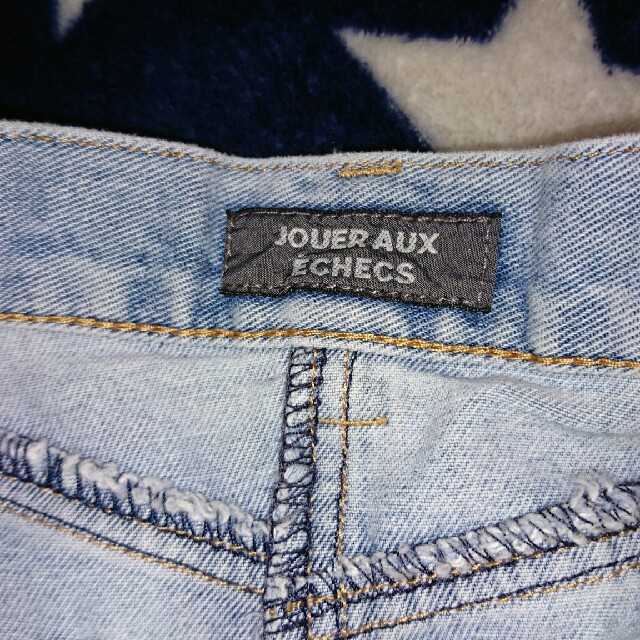 ANAP(アナップ)のJOUER AUX ECHECS ハート柄デニムミニスカート レディースのスカート(ミニスカート)の商品写真