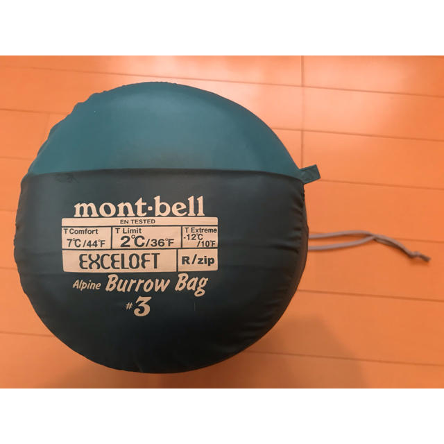 モンベル アルパイン バロウバッグ #3 mont-bell 1121283 寝袋/寝具