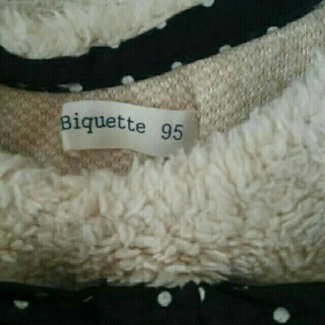 Biquette(ビケット)のビケット　ボアワンピース95 キッズ/ベビー/マタニティのキッズ服女の子用(90cm~)(ワンピース)の商品写真