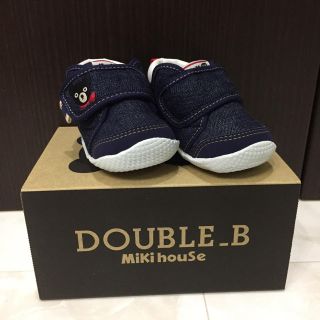 ダブルビー(DOUBLE.B)のミキハウス 新品 DOUBLE.B 11.5 ファーストシューズ(スニーカー)