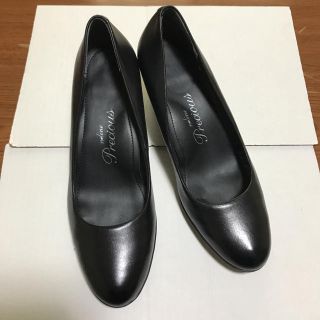 アオヤマ(青山)の黒パンプス24センチ(ハイヒール/パンプス)