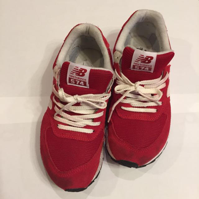 New Balance(ニューバランス)の赤のニューバランス 574 レディースの靴/シューズ(スニーカー)の商品写真