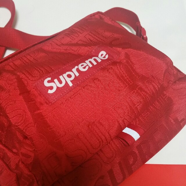 【red】supreme shoulder bag 1