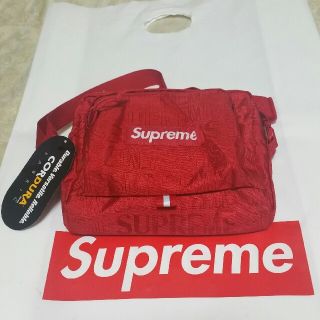 シュプリーム(Supreme)の【red】supreme shoulder bag (ショルダーバッグ)