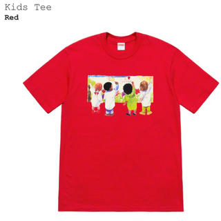 シュプリーム(Supreme)のsupreme kids tee Mサイズ レッド(Tシャツ/カットソー(半袖/袖なし))