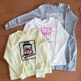 ジェニィ(JENNI)の女の子　スウェットワンピース、Tシャツ、トレーナーセット(ワンピース)