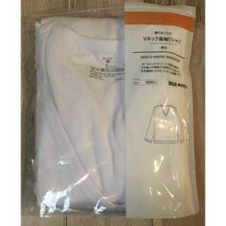 ムジルシリョウヒン(MUJI (無印良品))のMUJI 無印良品   メンズ Vネック長袖シャツ Mサイズ(Tシャツ/カットソー(七分/長袖))