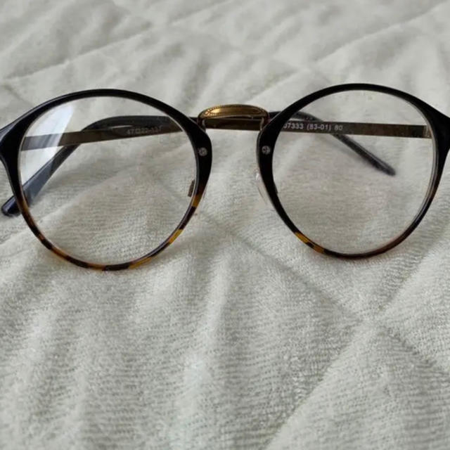 新品未使用 伊達メガネ レディースのファッション小物(サングラス/メガネ)の商品写真