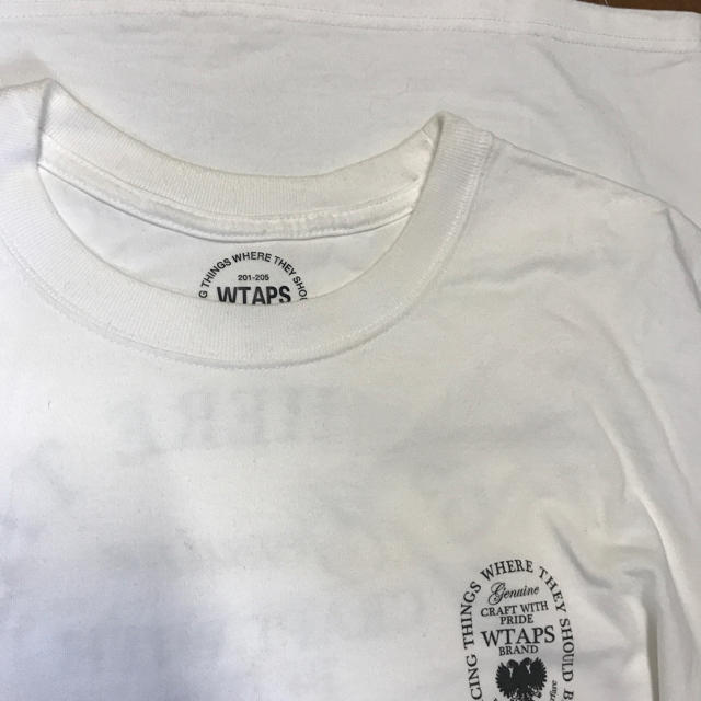 W)taps(ダブルタップス)のWTAPS Tシャツ ホワイト メンズのトップス(Tシャツ/カットソー(半袖/袖なし))の商品写真