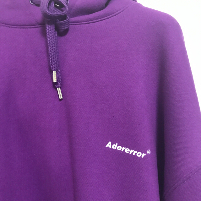 adererror フーディー　19ss パープル