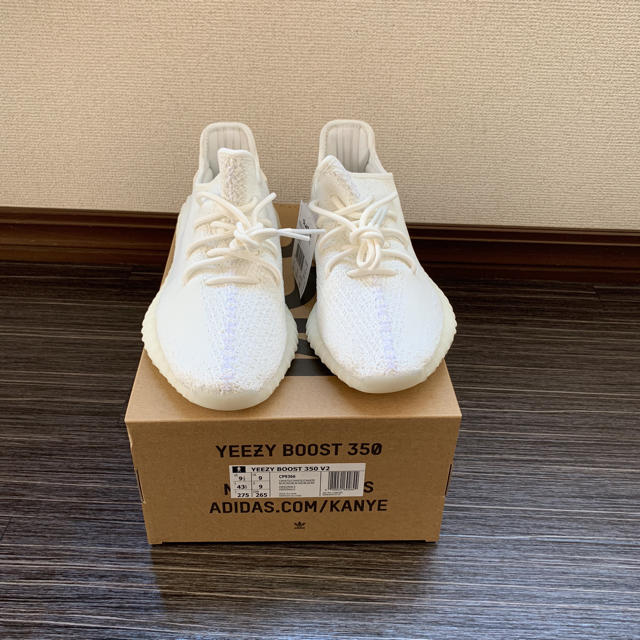 27.5 ADIDAS YEEZY BOOST 350 TRIPLE WHITE