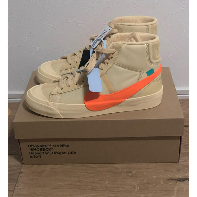 NIKE THE TEN BLAZER MID OFF-WHITE 27cmメンズ