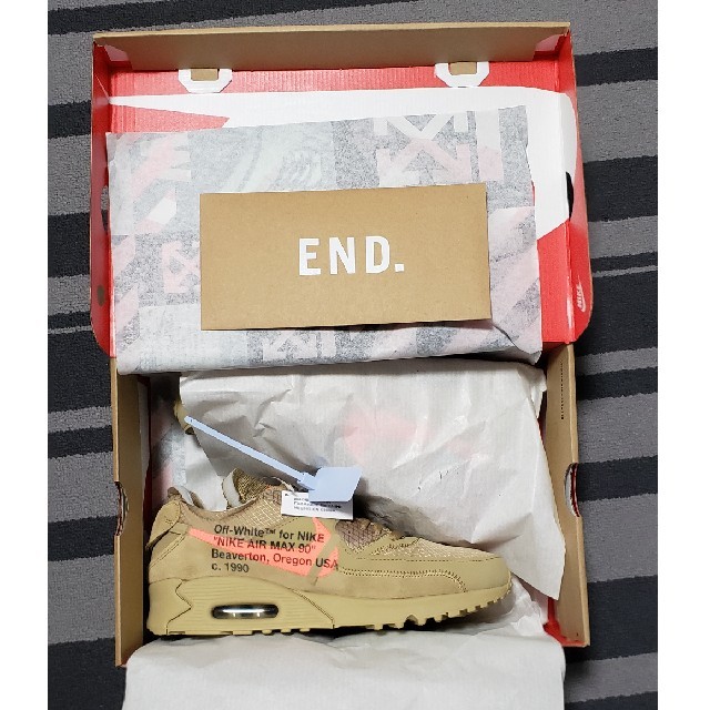 【2022正規激安】 NIKE - nike off-white airmax 90 28.5 スニーカー 【2022正規激安】 NIKE - nike off-white airmax 90 28.5 スニーカー