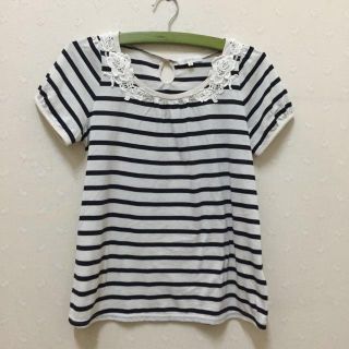 グローブ(grove)のgrove ボーダーシャツ(Tシャツ(半袖/袖なし))