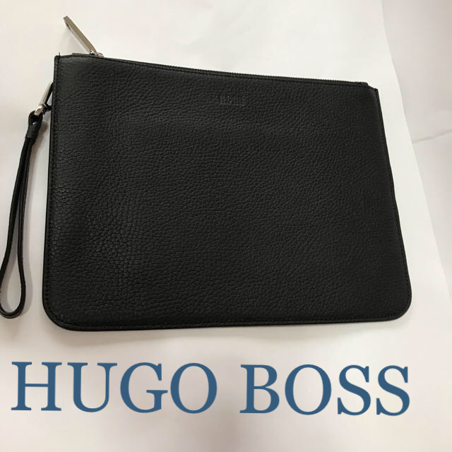 HUGO BOSS - ヒューゴボス クラッチバッグ ブラックの通販 by フラワー☆'s shop ｜ヒューゴボスならラクマ