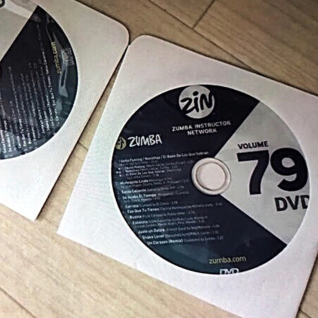 Zumba zin79 CD,DVDセット