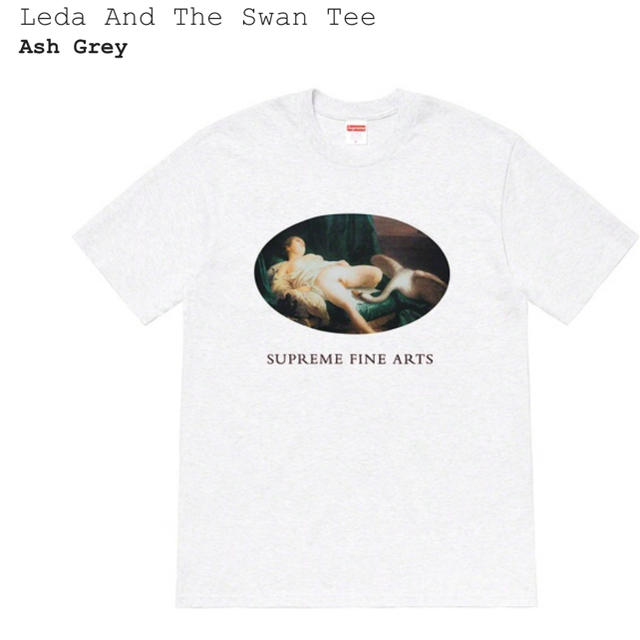 Supreme(シュプリーム)のsupreme Leda And The Swan Tee サイズ S 正規品 メンズのトップス(Tシャツ/カットソー(半袖/袖なし))の商品写真