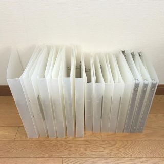 ムジルシリョウヒン(MUJI (無印良品))の無印良品 ポリプロピレンファイル、バインダー まとめ売り(ファイル/バインダー)