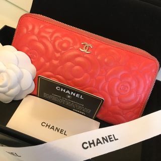 シャネル(CHANEL)のCHANEL カメリア 長財布 半額セール(財布)