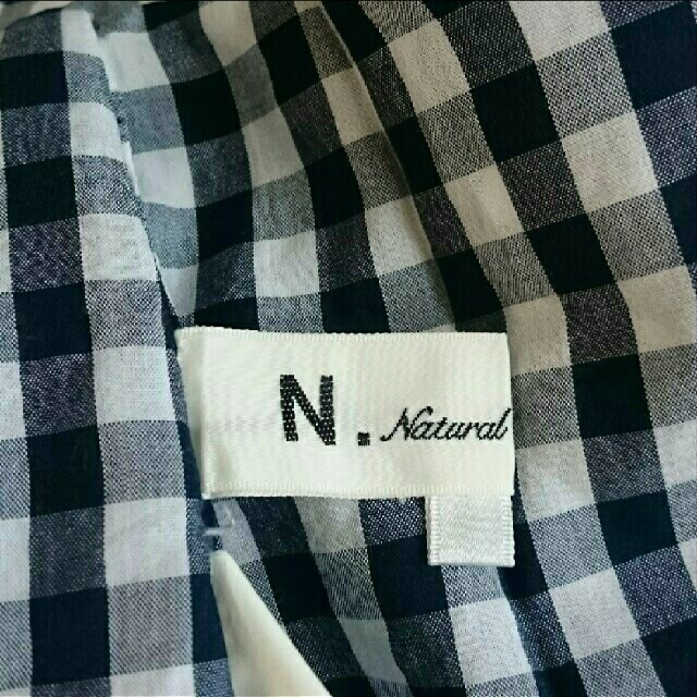 N.Natural beauty basic(エヌナチュラルビューティーベーシック)のN. Natural beauty basic ギンガムチェックシャツ レディースのトップス(シャツ/ブラウス(長袖/七分))の商品写真