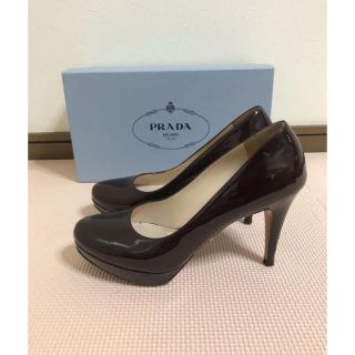 プラダ(PRADA)のプラダ  PRADA  パンプス  37 1/2   美品  24.0  (ハイヒール/パンプス)