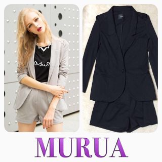 ムルーア(MURUA)のMURUA♡タックポンチセットアップ(テーラードジャケット)