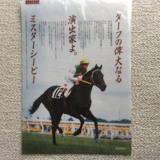 JRA ミスターシービ クリアファイル(ノベルティグッズ)