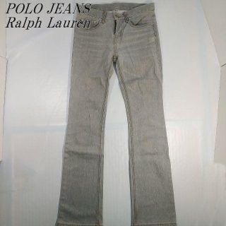 ポロラルフローレン(POLO RALPH LAUREN)のラルフローレン　レディース　74cm　ストレッチ　ブラックデニム　ジーンズ (デニム/ジーンズ)