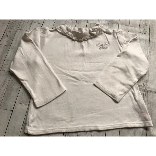 motherways(マザウェイズ)のマザウェイズ 白ロンT 120 キッズ/ベビー/マタニティのキッズ服女の子用(90cm~)(Tシャツ/カットソー)の商品写真