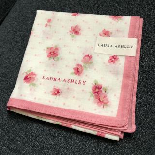 ローラアシュレイ(LAURA ASHLEY)の新品未使用♡花柄ハンカチ(ハンカチ)