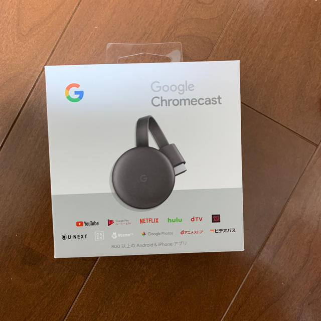 CHROME(クローム)のChromecast クロムキャスト ブラック スマホ/家電/カメラのPC/タブレット(PC周辺機器)の商品写真